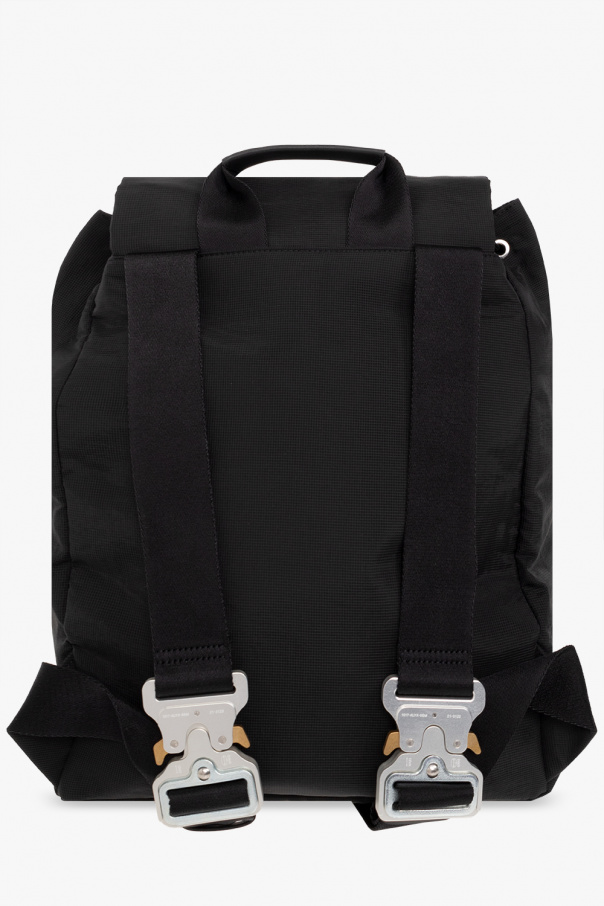 Black Backpack with Rollercoaster buckle 1017 ALYX 9SM